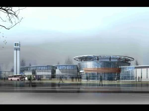 city planning office building fashion design - 93 3D Model
