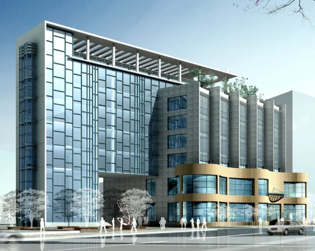 city planning office building fashion design - 96 3D Model .c4d .max .obj .3ds .fbx .stl .blend 