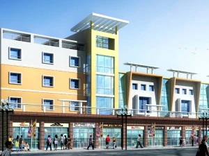 city planning office building fashion design - 99 3D Model