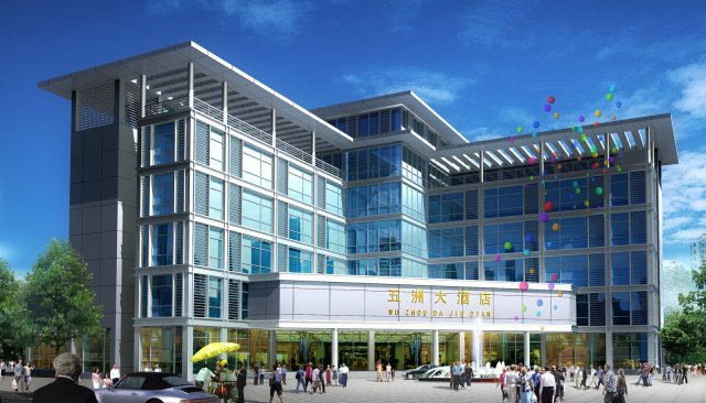 city planning office building fashion design - 102 3D Модель .c4d .max .obj .3ds .fbx .stl .blend 