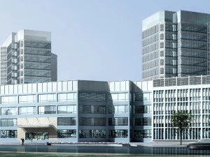Stadtplanung B&uuml;rogeb&auml;ude Modedesign - 105 3D Modell