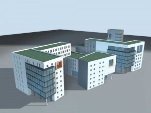 city planning office building fashion design - 117 Model 3D