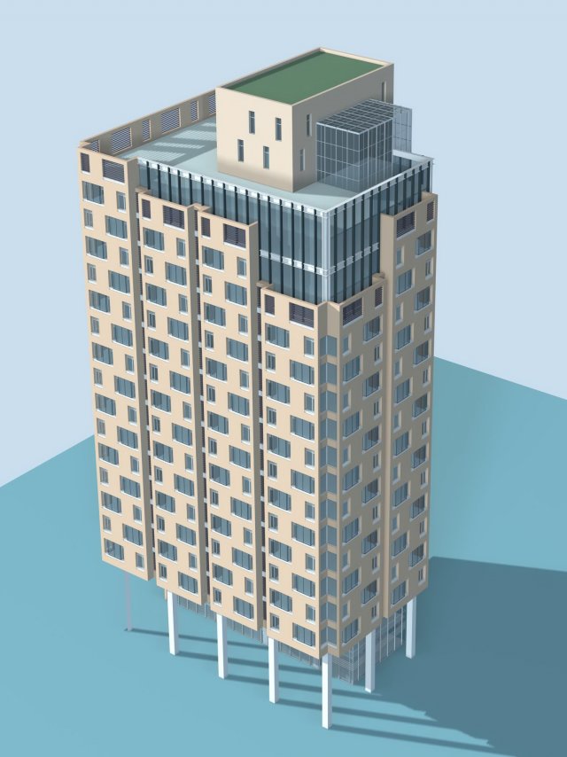 city planning office building fashion design - 118 Modèle 3D .c4d .max .obj .3ds .fbx .stl .blend 