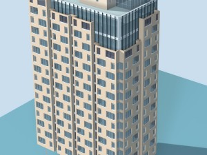 city planning office building fashion design - 118 3D 모델