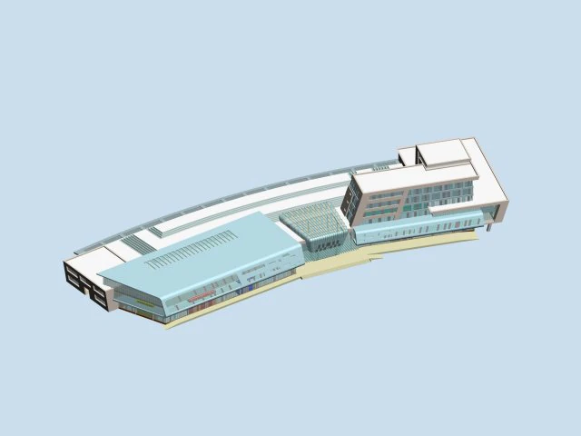 city planning office building fashion design - 119 3D Model .c4d .max .obj .3ds .fbx .stl .blend 
