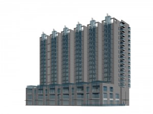 city planning office building fashion design - 121 3D 모델