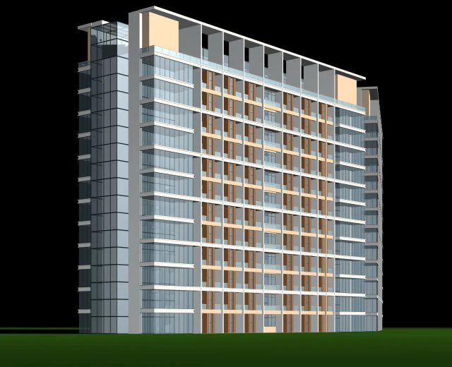 city planning office building fashion design - 122 3D Model .c4d .max .obj .3ds .fbx .stl .blend 