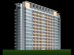city planning office building fashion design - 122 3D Model