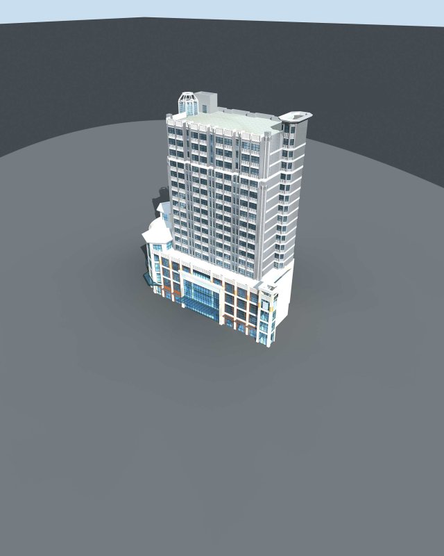 city planning office building fashion design - 126 Modèle 3D .c4d .max .obj .3ds .fbx .stl .blend 
