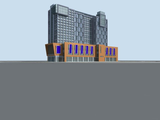 city planning office building fashion design - 127 3D 모델 .c4d .max .obj .3ds .fbx .stl .blend 