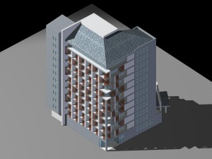 city planning office building fashion design - 128 Modèle 3D