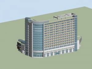 şehir planlama ofis binası moda tasarımı - 134 3D Model