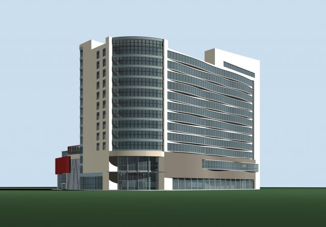 city planning office building fashion design - 137 3D Model .c4d .max .obj .3ds .fbx .stl .blend 