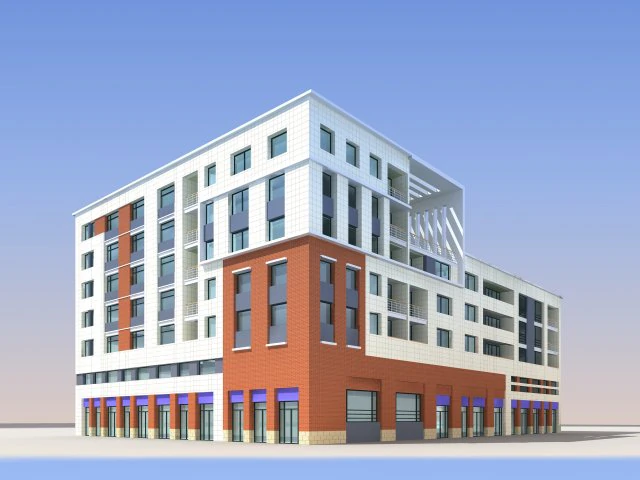 city planning office building fashion design - 139 3D Model .c4d .max .obj .3ds .fbx .stl .blend