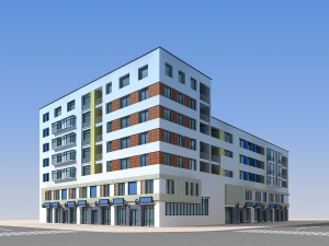 city planning office building fashion design - 141 Model 3D
