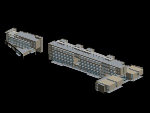 city planning office building fashion design - 145 3D 모델