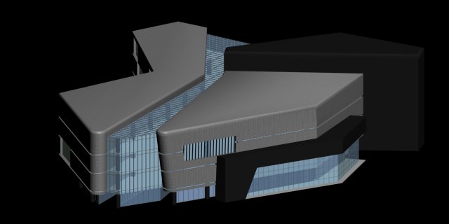 city planning office building fashion design - 147 Modello 3D .c4d .max .obj .3ds .fbx .stl .blend 