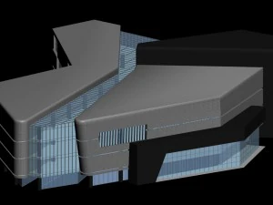 city planning office building fashion design - 147 3D Model