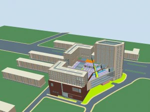 design de moda de pr&eacute;dio de escrit&oacute;rios de planejamento urbano - 148 Modelo 3D