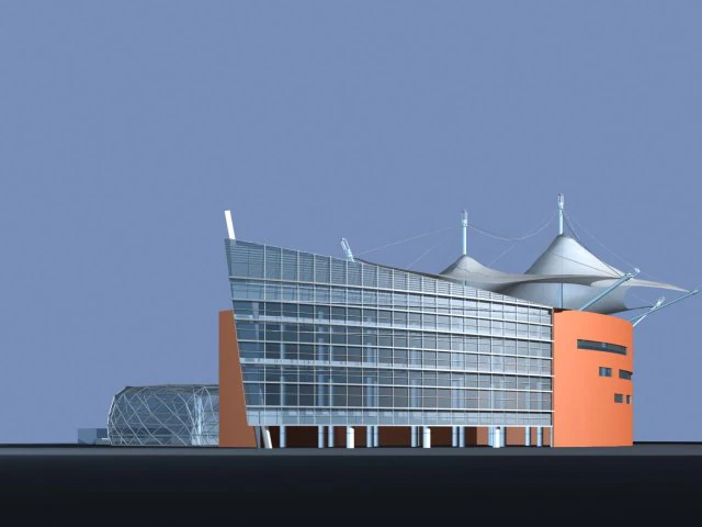 city planning office building fashion design - 149 3D Model .c4d .max .obj .3ds .fbx .stl .blend