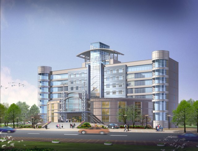 city planning office building fashion design - 150 3D Model .c4d .max .obj .3ds .fbx .stl .blend 