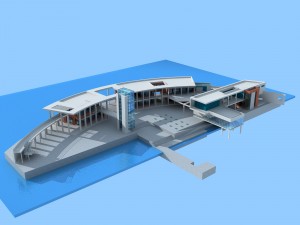 city planning office building fashion design - 152 3D Model
