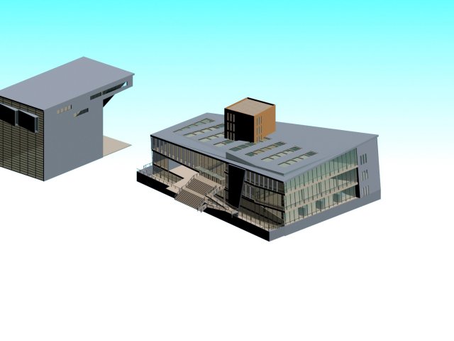 city planning office building fashion design - 159 3D Model .c4d .max .obj .3ds .fbx .stl .blend 