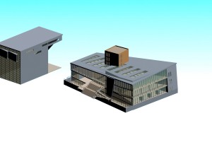 city planning office building fashion design - 159 3D Model