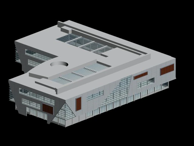 city planning office building fashion design - 166 3D Model .c4d .max .obj .3ds .fbx .stl .blend 