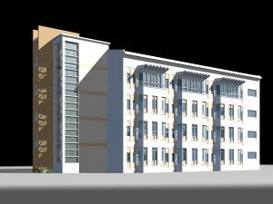 desain busana gedung perkantoran perencanaan kota - 169 Model 3D