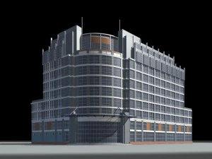 city planning office building fashion design - 170 3D Model