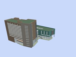city planning office building fashion design - 172 3D Модель