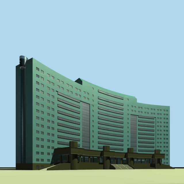 city planning office building fashion design - 174 Modelo 3D .c4d .max .obj .3ds .fbx .stl .blend 