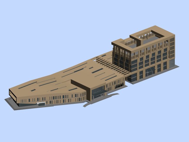 city planning office building fashion design - 176 3D Model .c4d .max .obj .3ds .fbx .stl .blend 