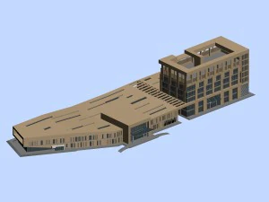 desain busana gedung perkantoran perencanaan kota - 176 Model 3D