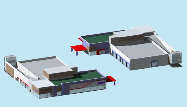 city planning office building fashion design - 187 3Dモデル .c4d .max .obj .3ds .fbx .stl .blend 