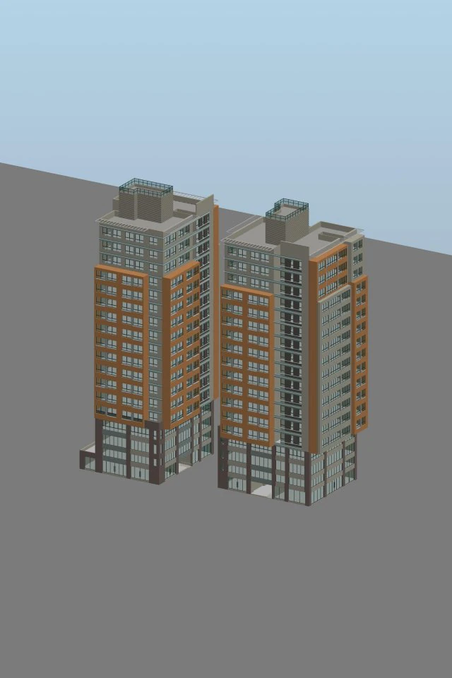 city planning office building fashion design - 189 3D Model .c4d .max .obj .3ds .fbx .stl .blend 