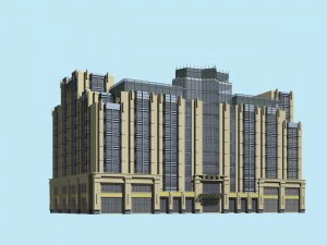 city planning office building fashion design - 191 3D Model