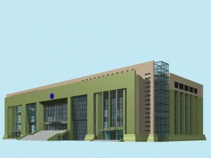 city planning office building fashion design - 192 3D Model