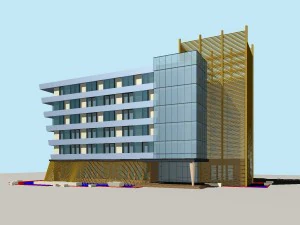 city planning office building fashion design - 193 3D Model