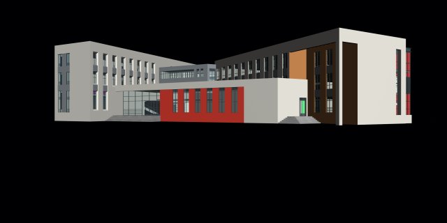 city planning office building fashion design - 194 Modelo 3D .c4d .max .obj .3ds .fbx .stl .blend 