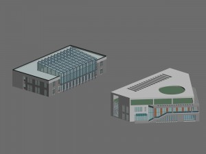city planning office building fashion design - 195 Modelo 3D