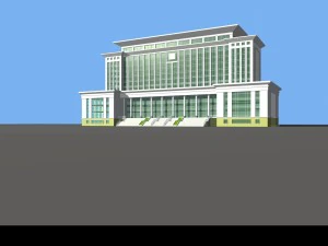 city planning office building fashion design - 200 3D Model