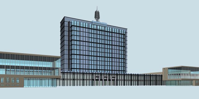 city planning office building fashion design - 202 3D Model .c4d .max .obj .3ds .fbx .stl .blend 