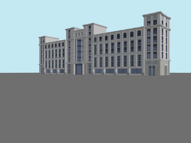city planning office building fashion design - 205 3D Model .c4d .max .obj .3ds .fbx .stl .blend 