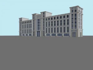 city planning office building fashion design - 205 3D Model