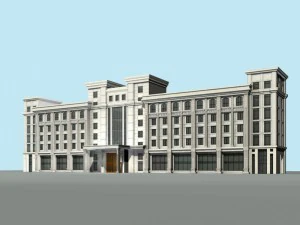 city planning office building fashion design - 207 3D Model