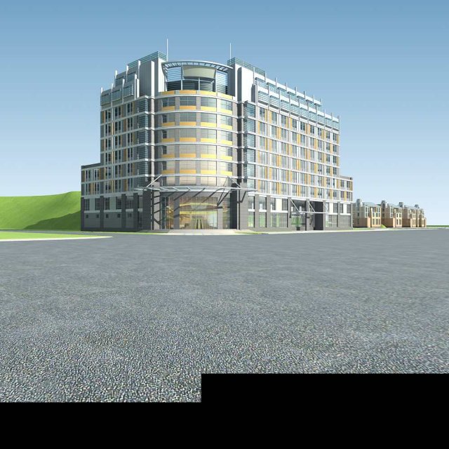 city planning office building fashion design - 210 3D Model .c4d .max .obj .3ds .fbx .stl .blend