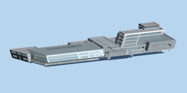 city planning office building fashion design - 211 3D 모델 .c4d .max .obj .3ds .fbx .stl .blend 