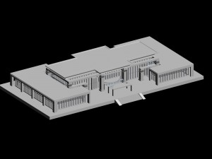 city planning office building fashion design - 212 3D Model
